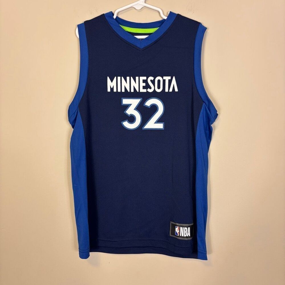 NBA Minnesota Timberwolves Towns 32 Blue Basketball Jersey Small